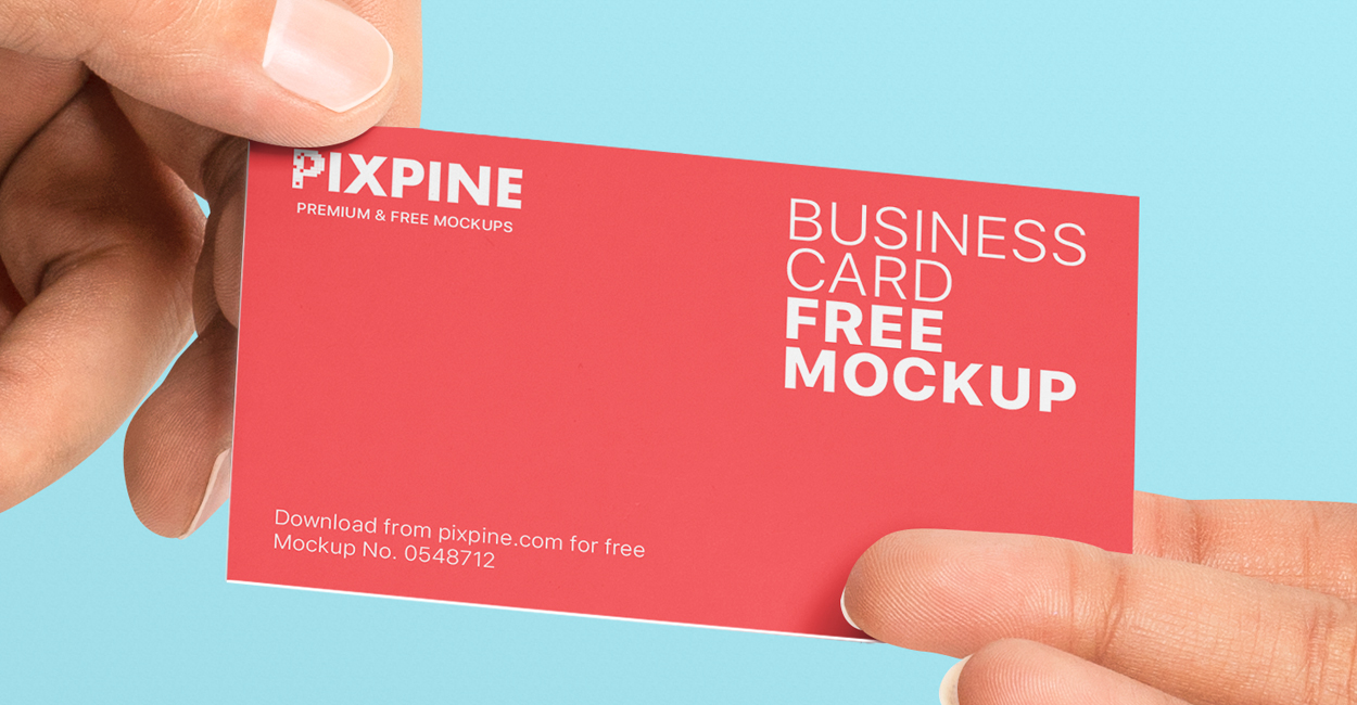 Free Business Card Mockup