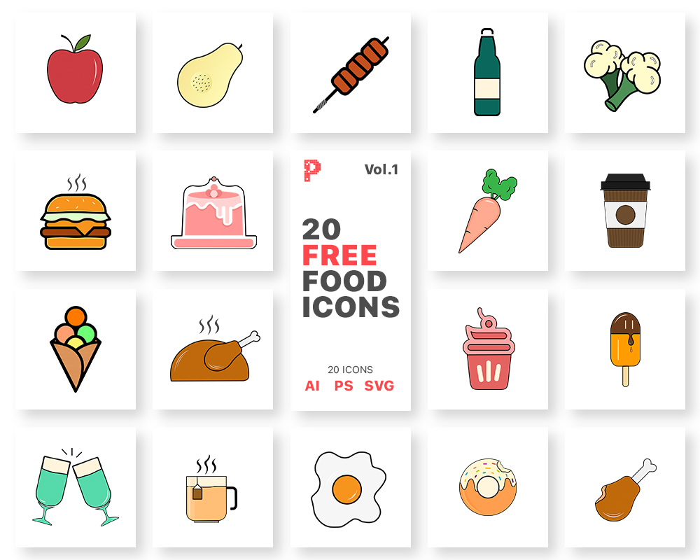 Free Food Vector Icons