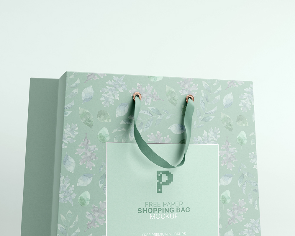 Download Free Paper Shopping Bag Mockup