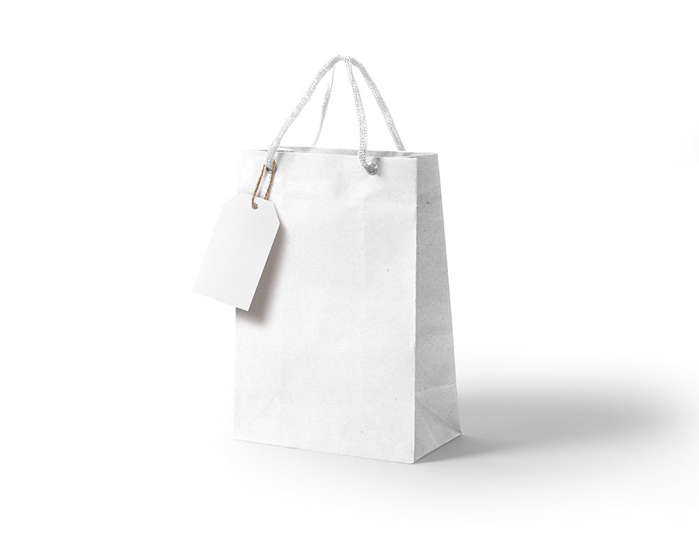 Download Free Kraft Paper Gift Bag Mockup