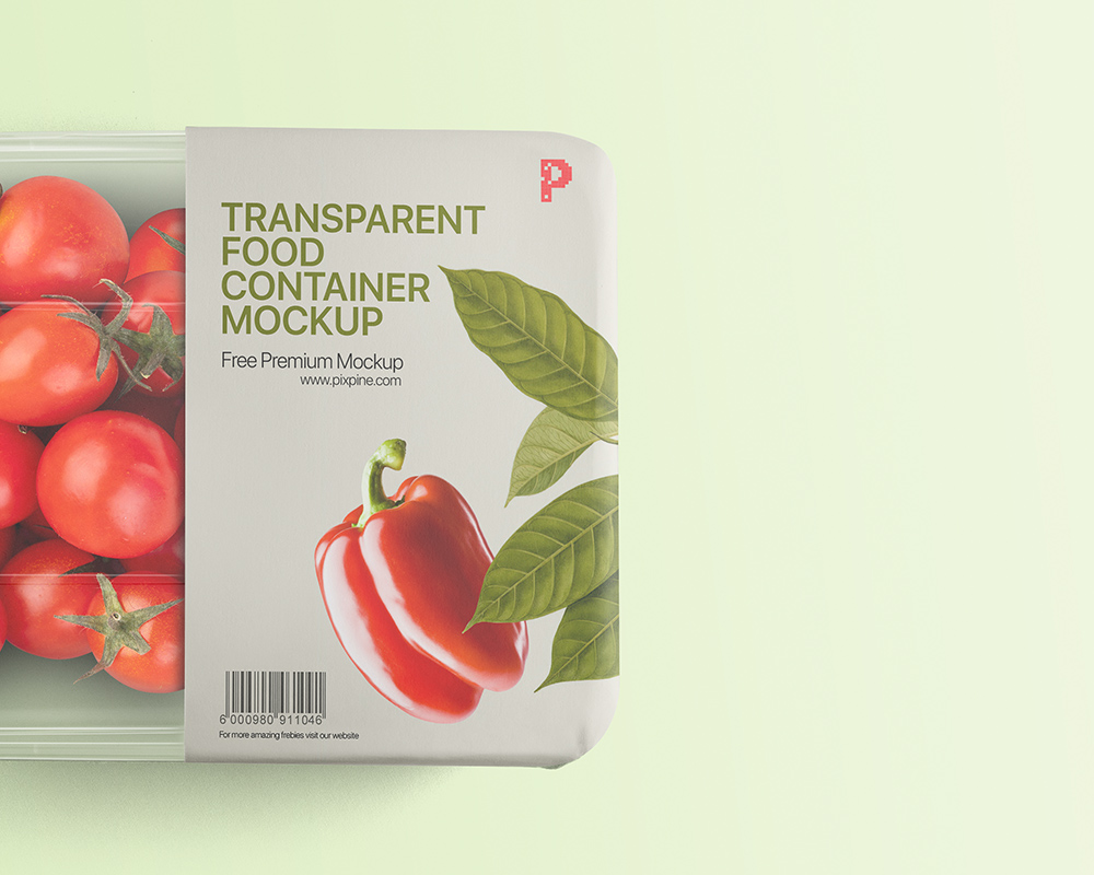 Download Free Transparent Food Container Mockup