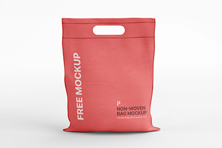 Free Non-Woven Shopping Bag Mockup