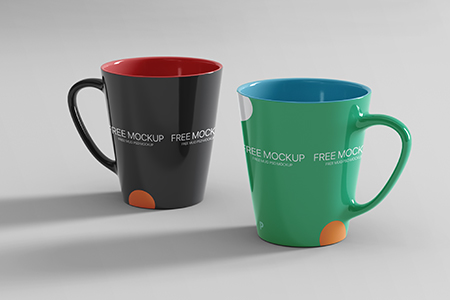 Free Mug PSD Mockup