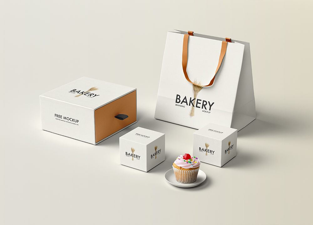 Free Bakery Branding Mockup