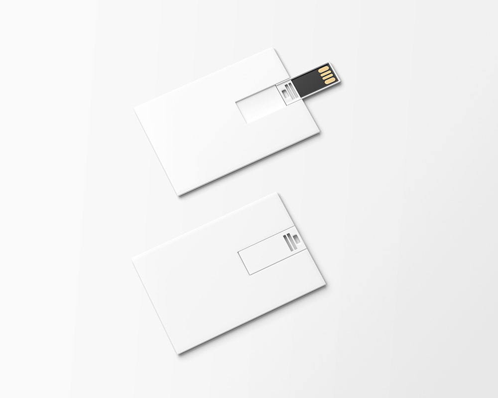 Free USB Flash Drive Branding Mockup